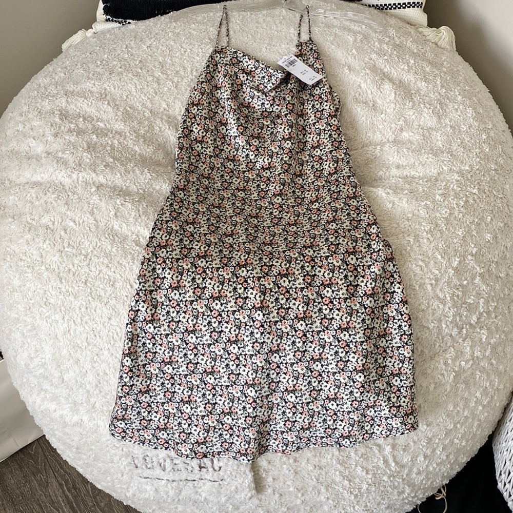 Abercrombie silk slip dress